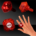 Light Up LED Diamond Ring - Red